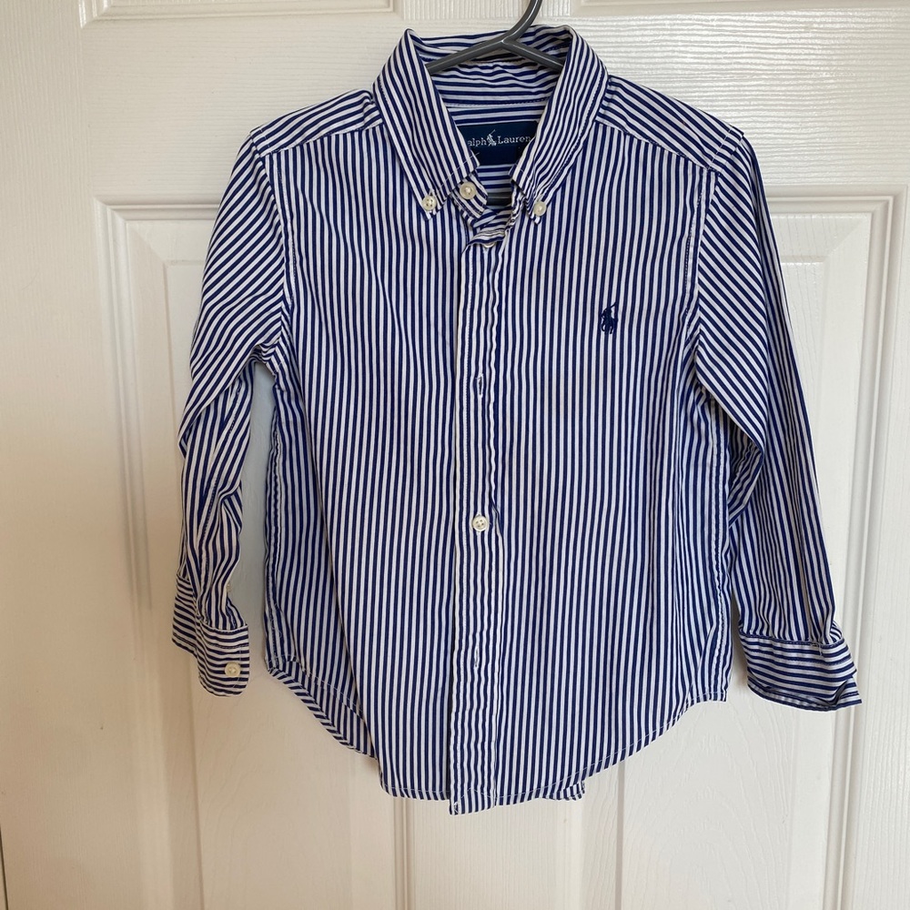 Toddler Boys Ralph Lauren Button Down Shirt